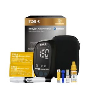 FORA Test N'GO Advance Voice MultiFunctional Monitoring System Blood Total