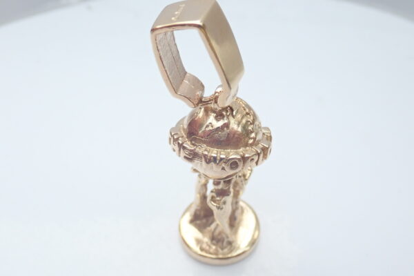 9ct Gold “The World Is Yours” Pendant