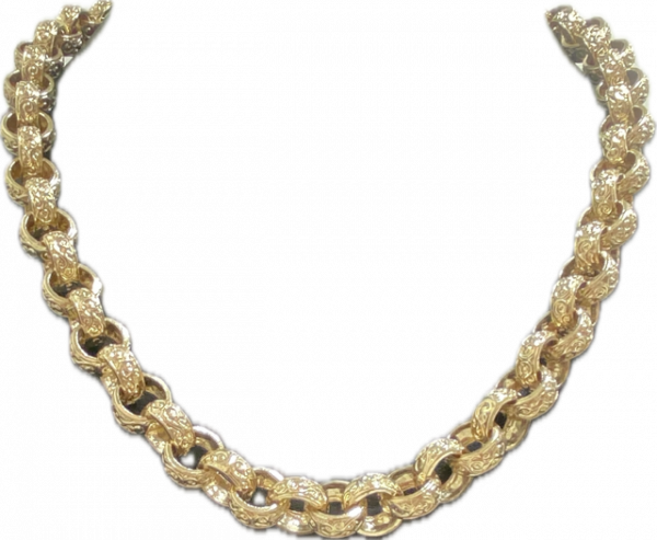 24" Belcher Chain Necklass 9ct Gold