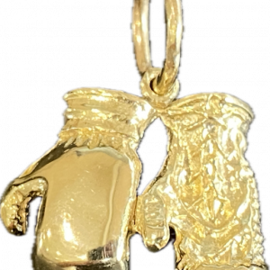 med double boxing glove pendant