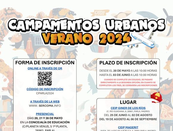 apertura inscripción campamentos urbanos