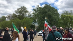 تجمع مقابل کاخ سفید برای شفاف سازی جمهوری اسلامی درباره جسد رضاشاه