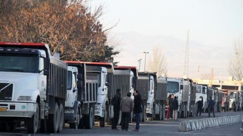 دهمین روز اعتصاب رانندگان کامیون در ایران