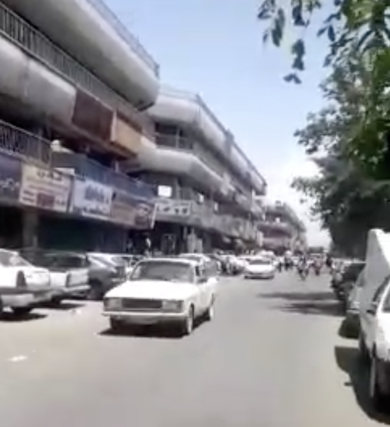 ادامه اعتصاب – بازار آهن شاد آباد تهران – ۷ تیر ۹۷
