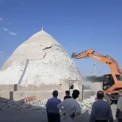 تخریب آب انبار تاریخی اِوَز در استان فارس توسط مسئولین جنایتکار و فاسد رژیم