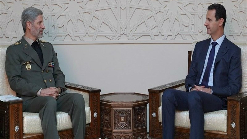 وزیر دفاع ایران: به هیچ کشوری اجازه دخالت در روابط با سوریه نمی‌دهیم
