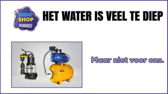 Het water is veel te diep