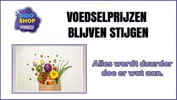 Voedselprijzen blijven stijgen.