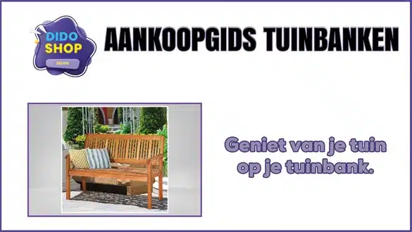 Aankoopgids Tuinbanken