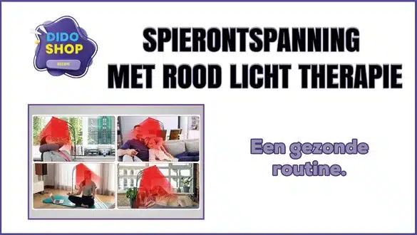 Spierontspanning met rood licht therapie