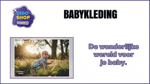 Babykleding de schattigheid van uw kleintje.