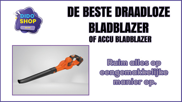 De beste draadloze bladblazer of accu bladblazer