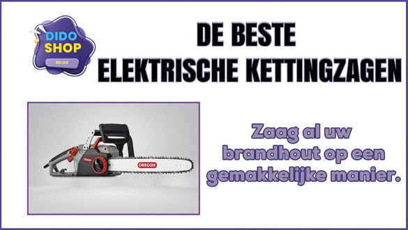 De beste elektrische kettingzagen. na het zagen hout klieven met Kloofmachines.