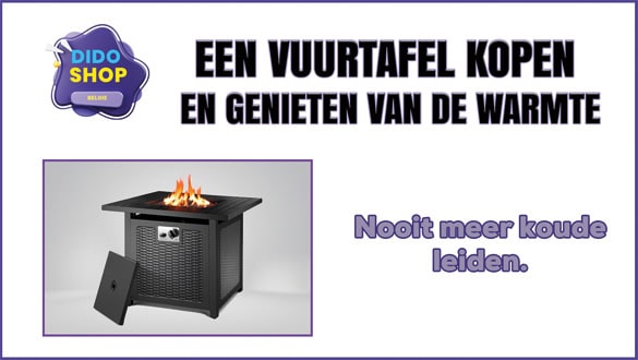 Een vuurtafel kopen en genieten van de warmte