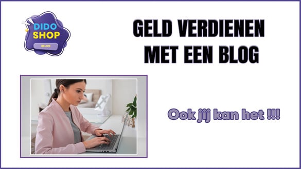 Geld verdienen met een blog met affiliate marketing.