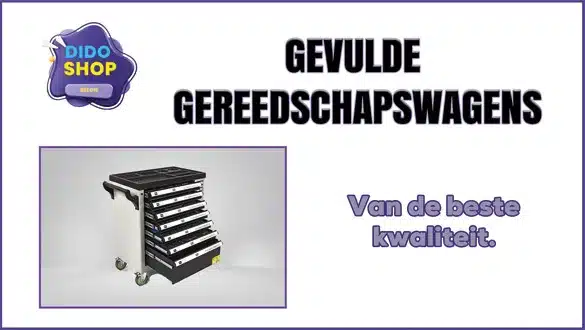 Gevulde gereedschapswagens van de beste kwaliteit.