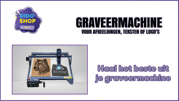 Graveermachine voor afbeeldingen, teksten of logo's