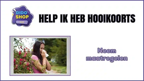 Help ik heb hooikoorts