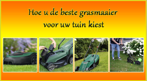 Hoe u de beste grasmaaier voor uw tuin kiest