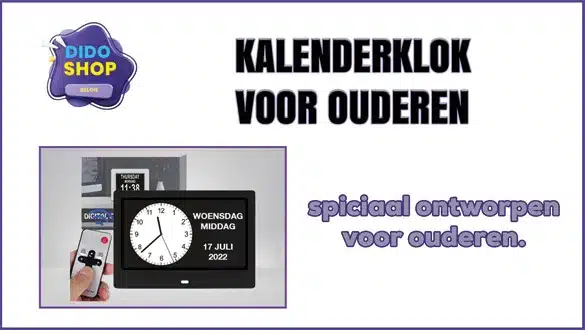 Kalenderklok voor ouderen