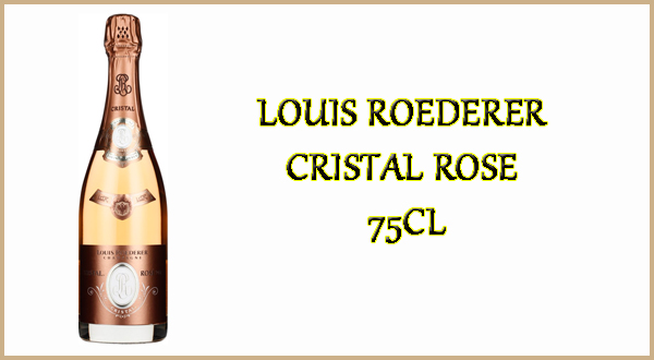 LOUIS ROEDERER CRISTAL ROSE 75CL