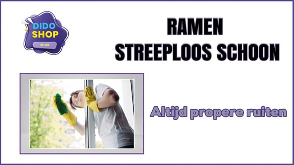 Ramen Streeploos Schoon