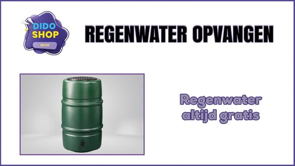 Regenwater opvangen