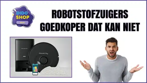 Robotstofzuigers goedkoper dat kan niet.