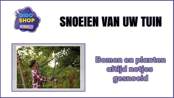 Snoeien van uw tuin