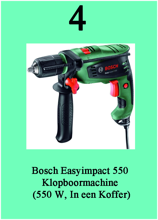 Bosch Easyimpact 550 Klopboormachine (550 W, In een Koffer)