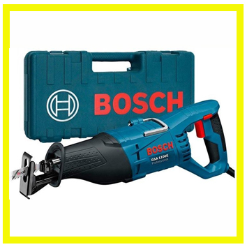 Decoupeerzagen & reciprozagen voor doe-het-zelvers Bosch Professional GSA1100E Reciprozaag - 1100 Watt - Met 2 Zaagbladen en Opbergkoffer