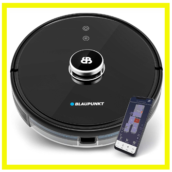 Blaupunkt Bluebot XTREME - LASER - Robotstofzuiger met dweilfunctie, Smart navigatie 360° laser-radar - App + stembesturing, interactieve kaarten voor meerdere etages + NO-GO zones – innovatie 2021