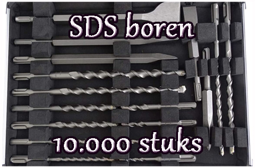 SDS Boren 10.000 stuks