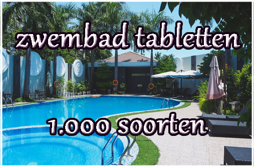 zwembad tabletten