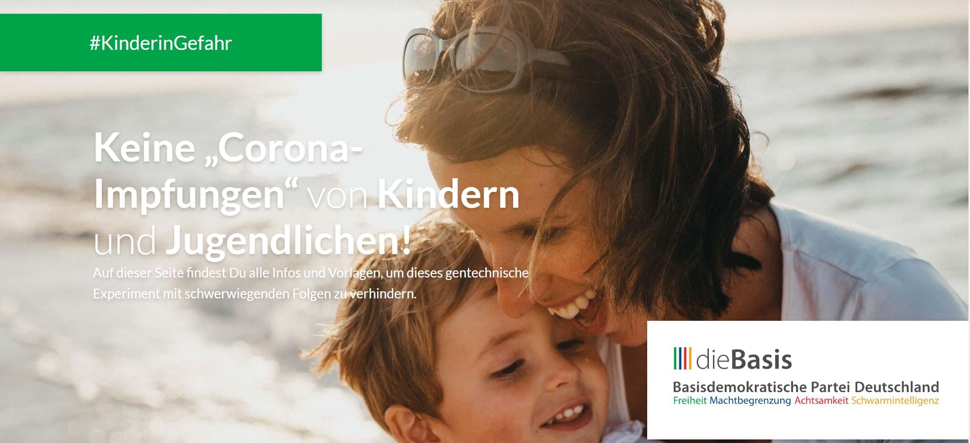 You are currently viewing Keine „CORONA-Impfungen“ von Kinder und Jugendlichen!