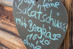 Hündeleskpfhütte_Detail_Schild_Bergkäse