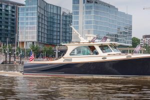 Luxusbote an der Southwest Waterfront auf dem Potomac River. Foto: Flora Jädicke