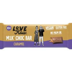 LoveRaw Milk Choc Bar Caramel