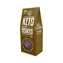 Diet Food Keto Cookies with Cocoa