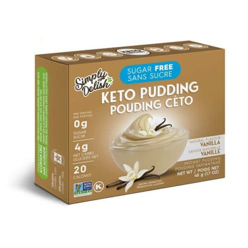 Simply Delish Keto Pudding Vanilla