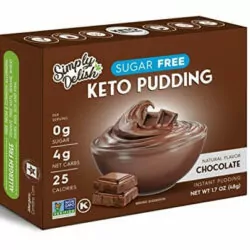 Simply Delish Keto Pudding Chocolate