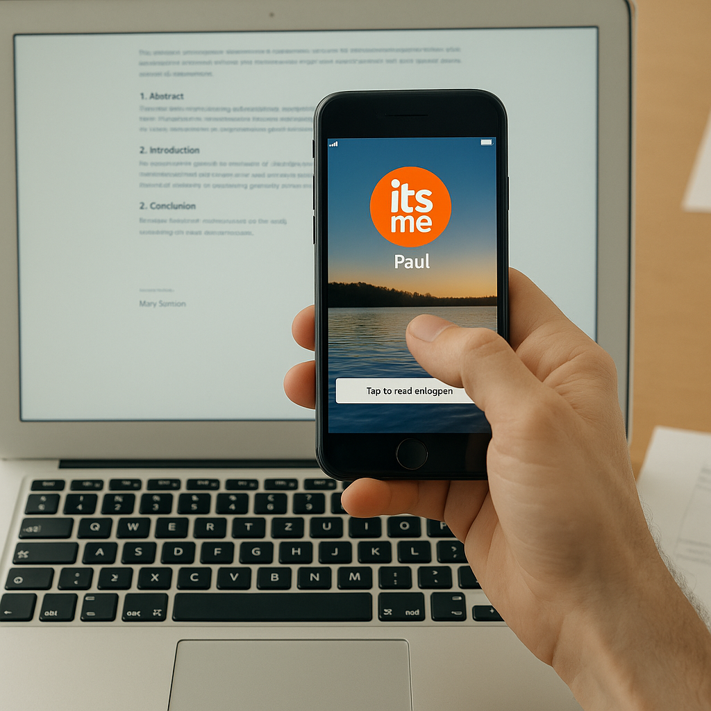 Itsme installeren en gebruiken - Denderwindeke