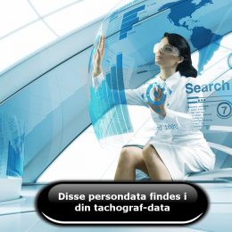 Disse persondata findes i din tachograf-data - DigiTach