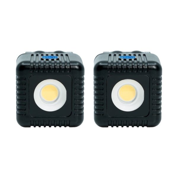 Lume Cube 2.0 Dobbel Pakke Sort 2stk LED Lys v/2.0