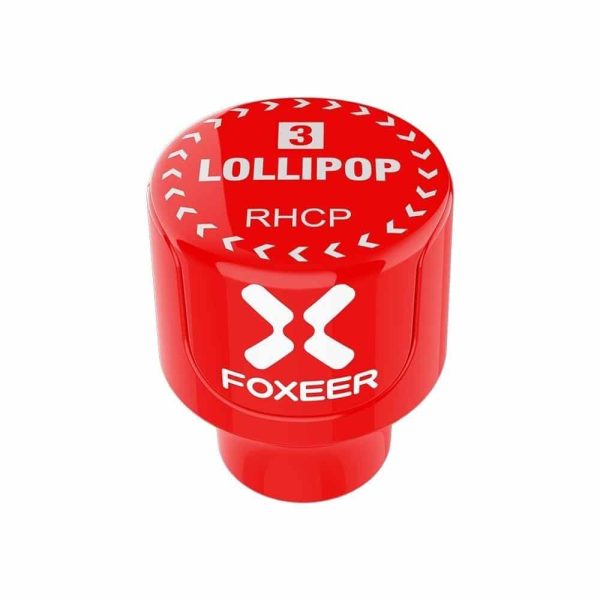 Foxeer Lollipop 3 Stubby LHCP RPSMA Red 2st