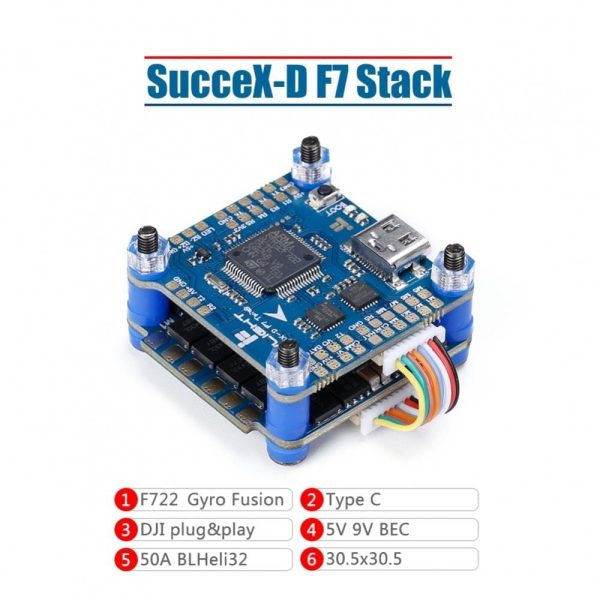 iFlight SucceX-D F7 TwinG + 4in1 50A ESC Stack