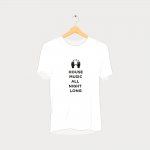 House Music All Night Long Hands Rave T-Shirt