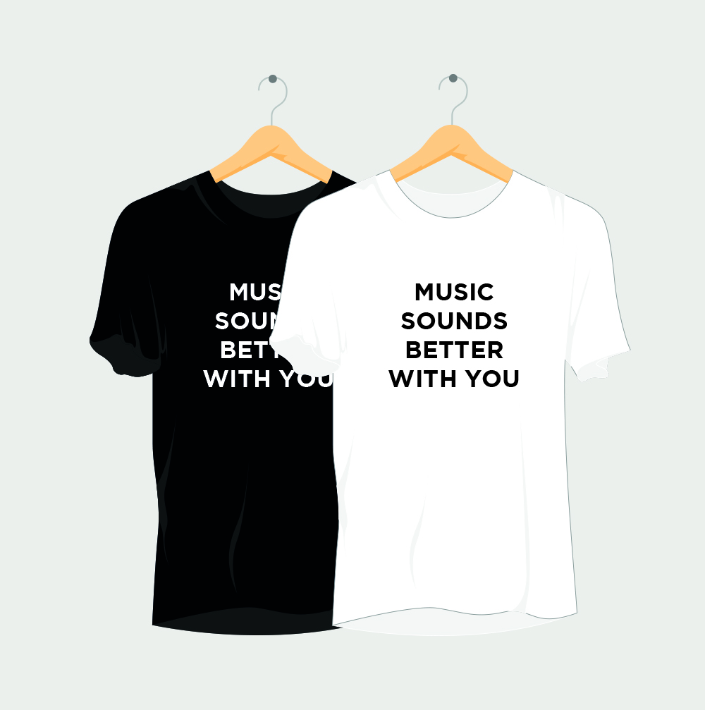 Music Sounds Better With You Rave T-Shirt