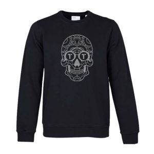 Tenacious Black Skull Sweatshirt