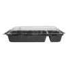 Coffret repas avec couvercle 4 compartiments